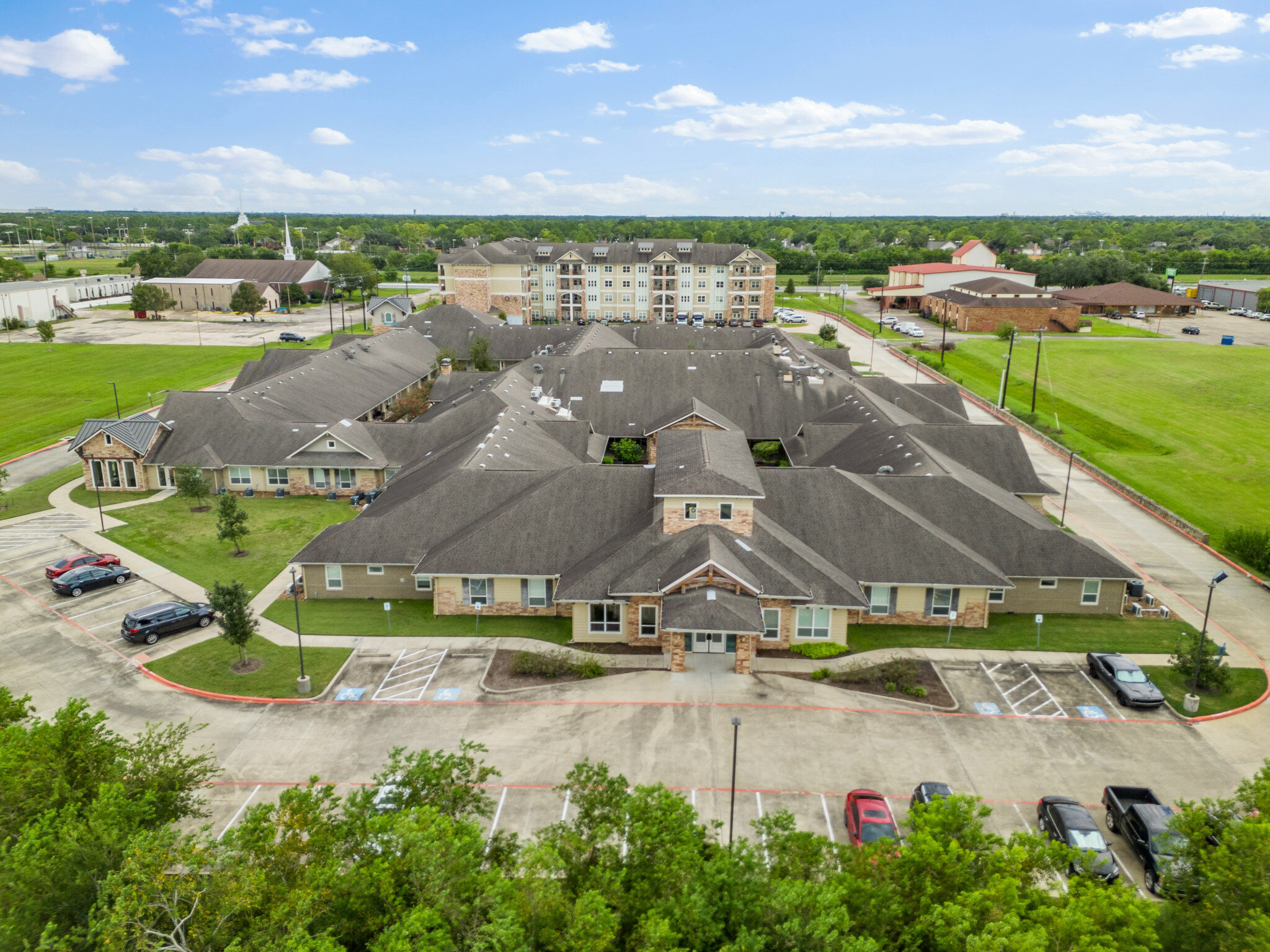 Aerial view of Discovery Village Clear Lake