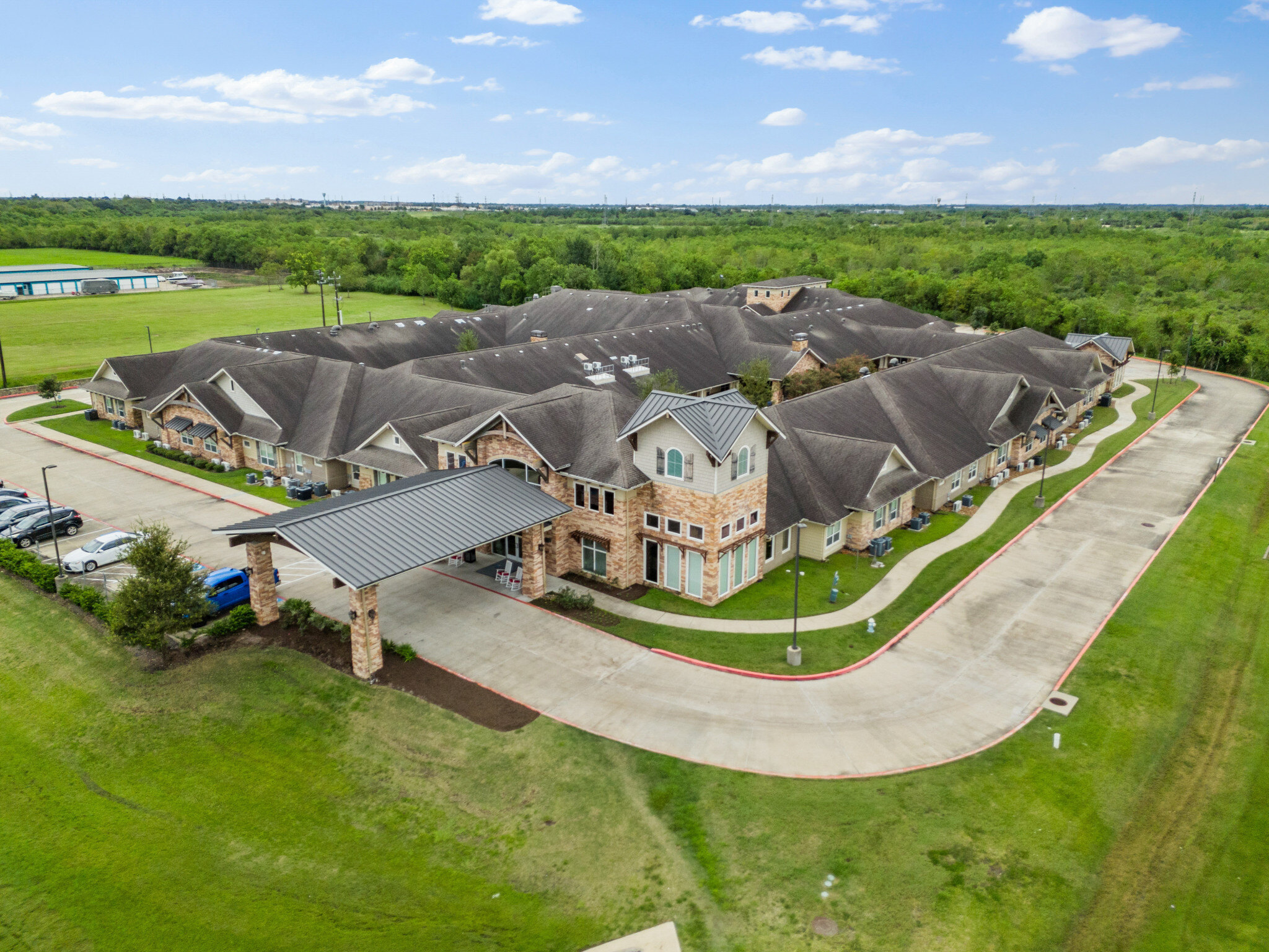 Aerial view of Discovery Village Clear Lake