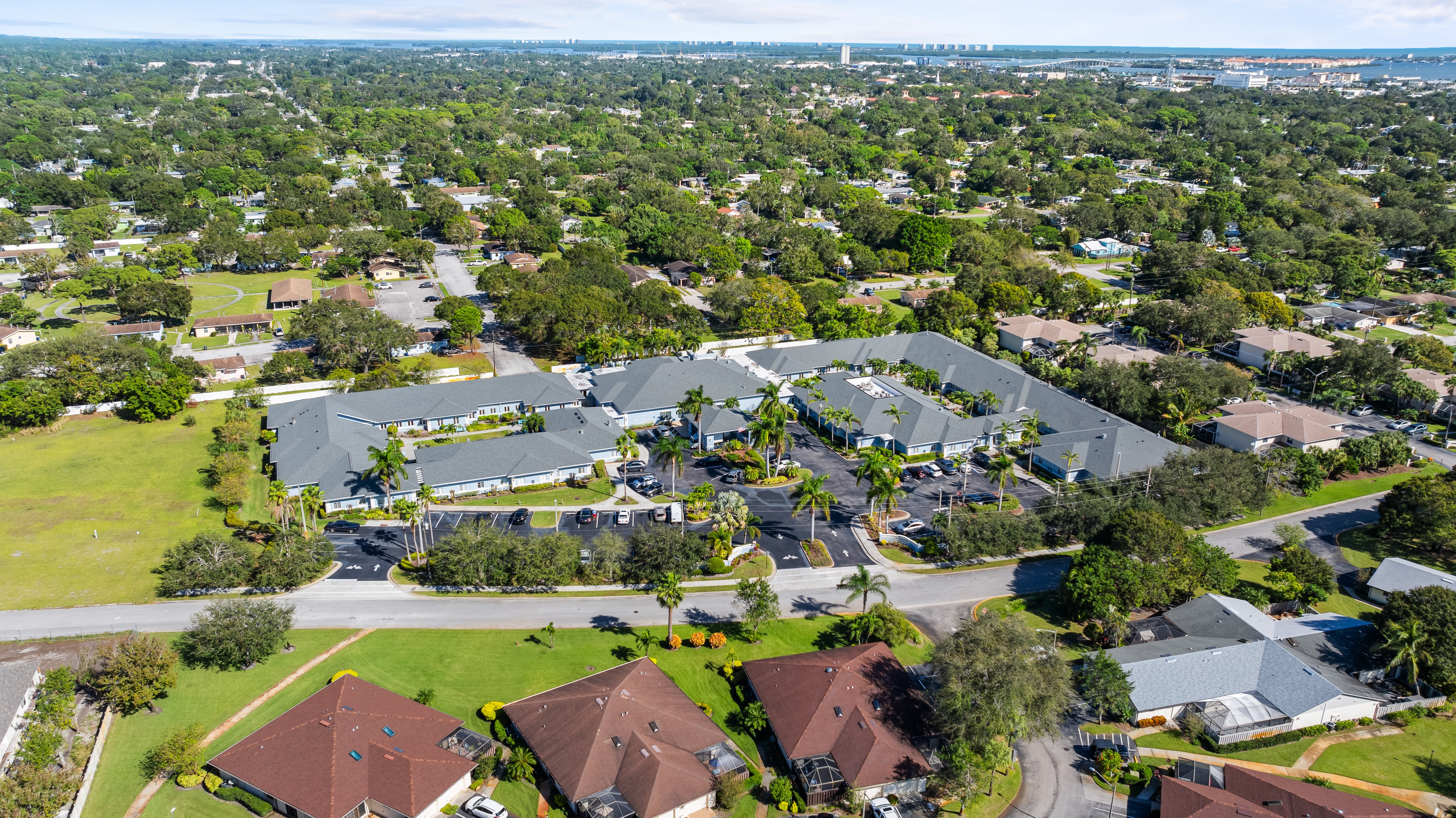 Aerial view of The Lynmoore at Lawnwood