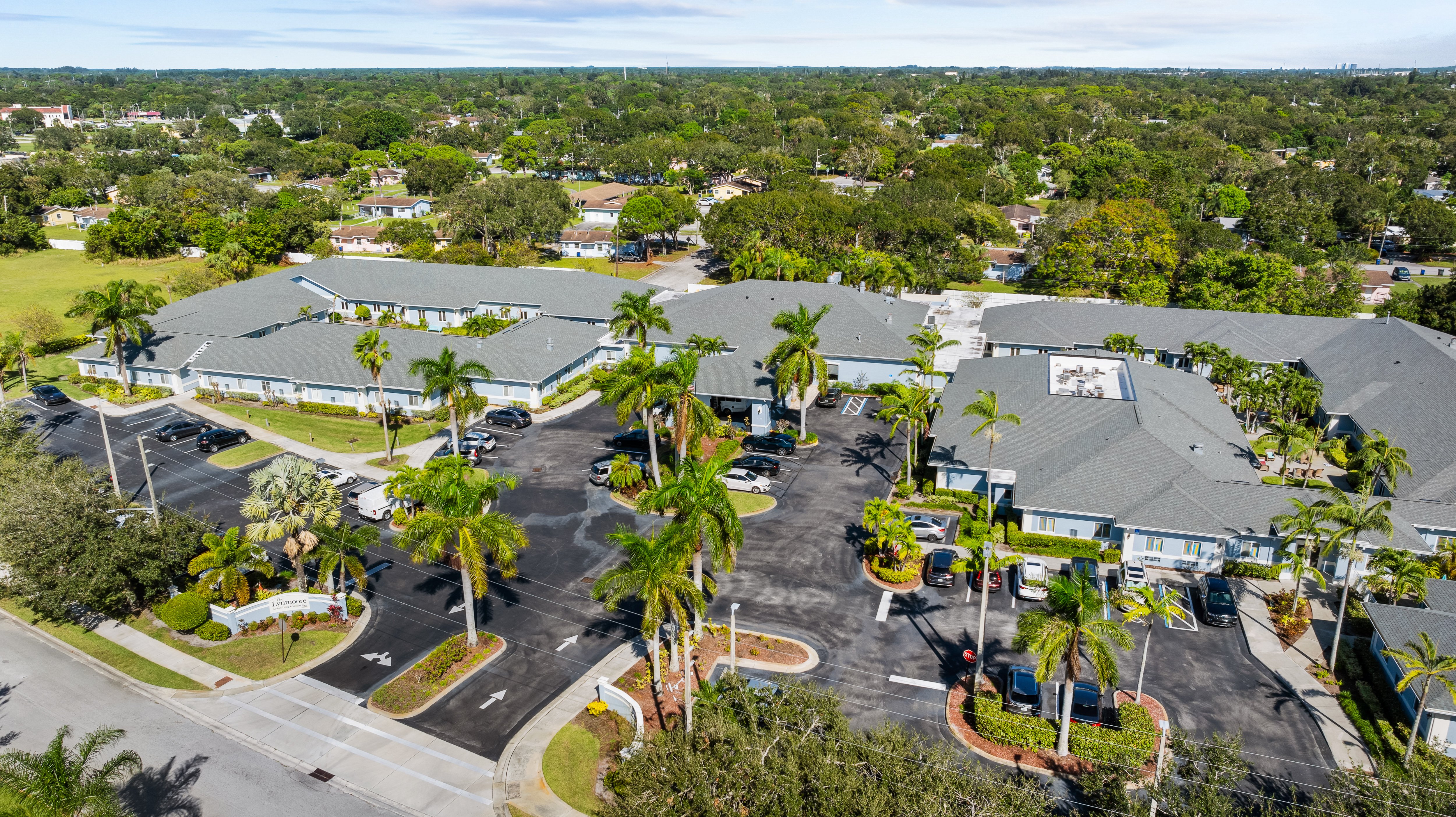 Aerial view of The Lynmoore at Lawnwood