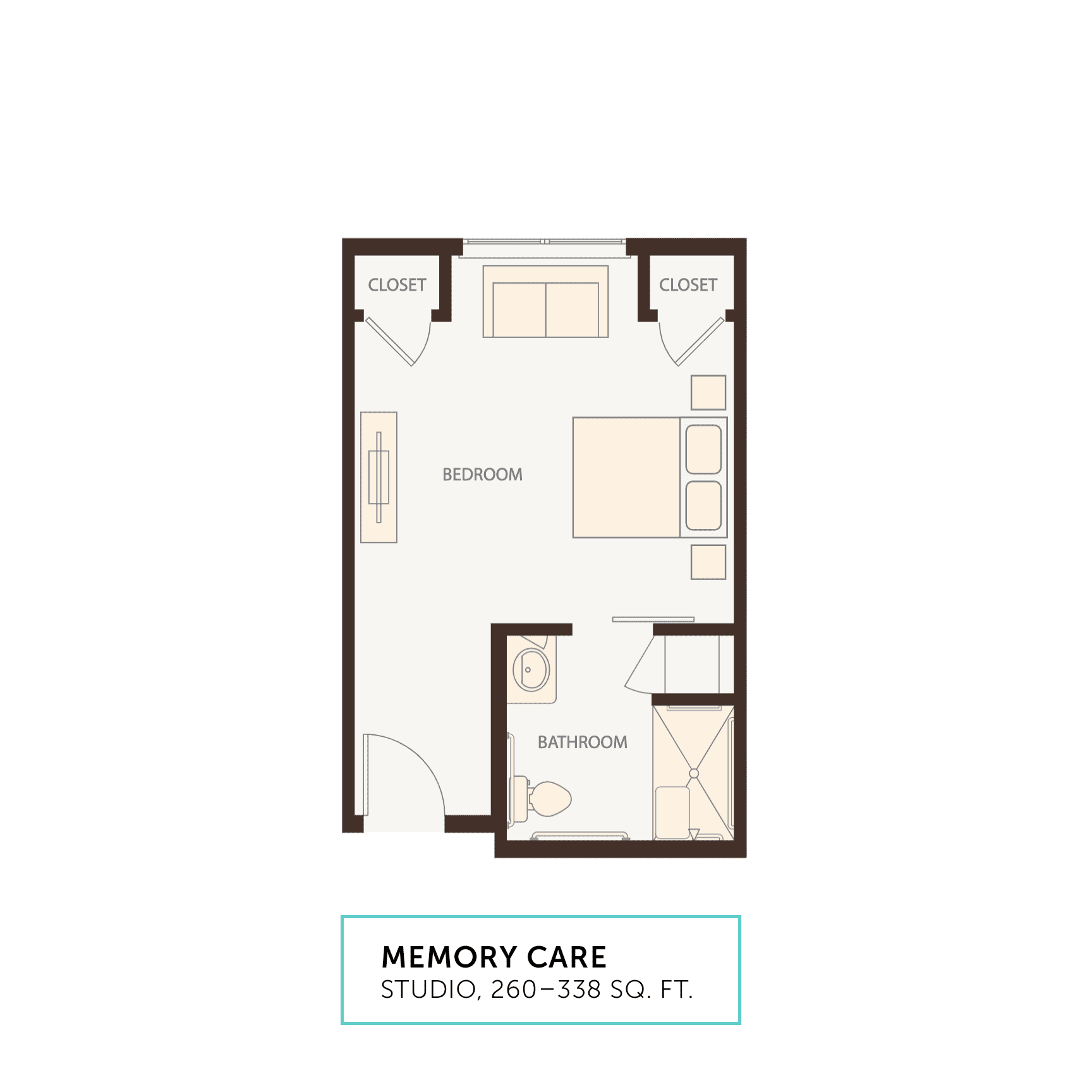 Studio floor plan