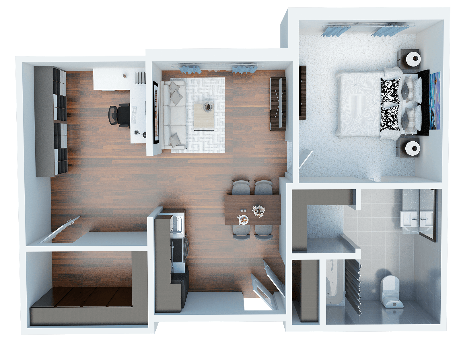 The Pioneer floor plan