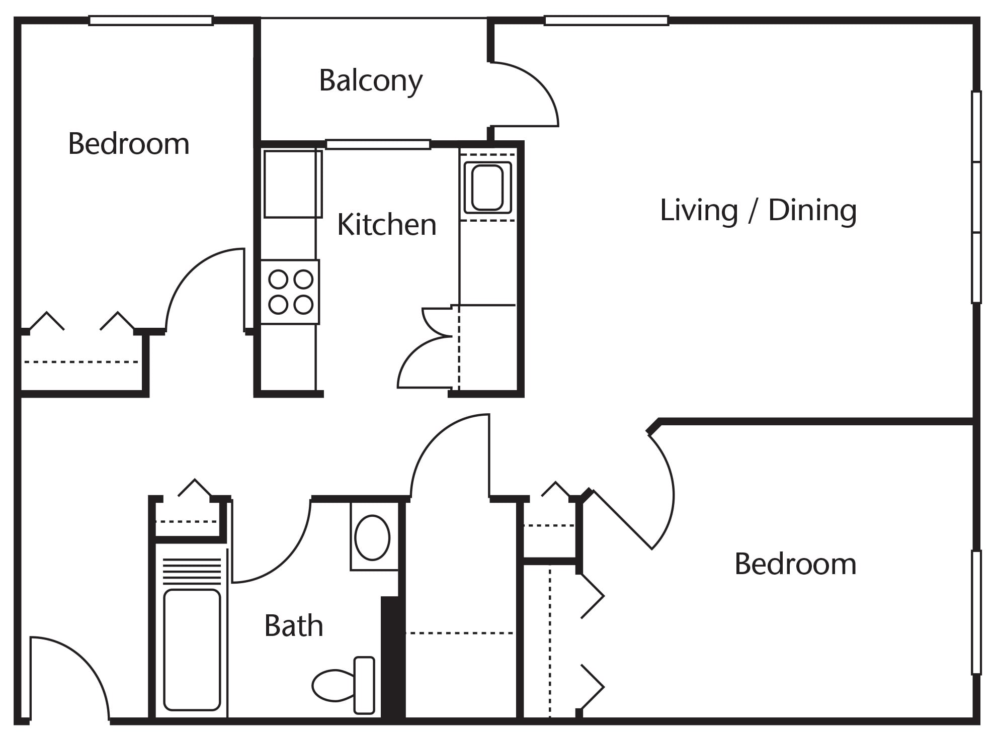 Northern Red Oak floor plan