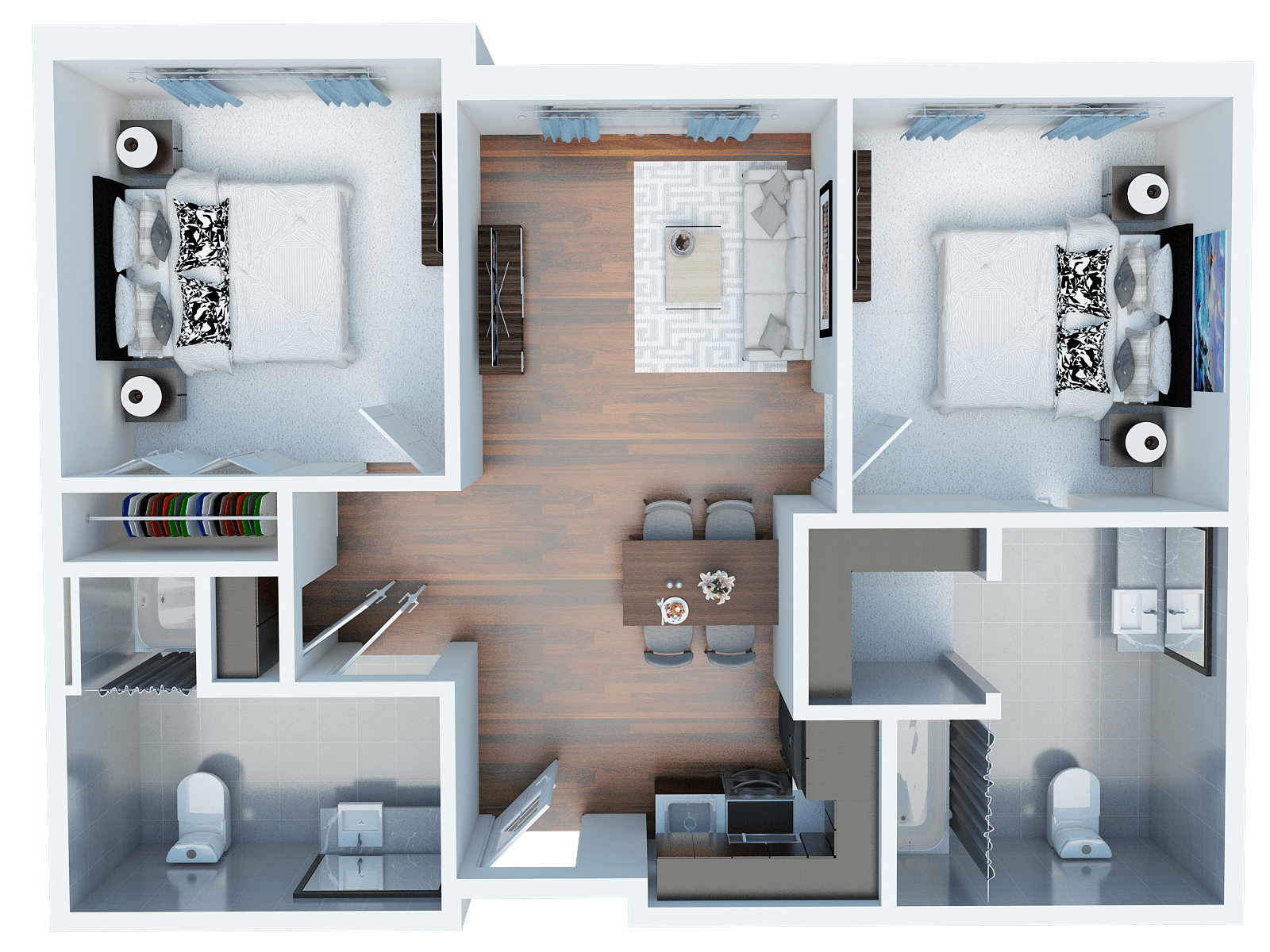 The Bluff floor plan