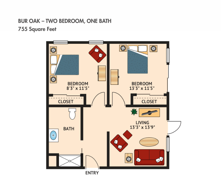 Bur Oak floor plan
