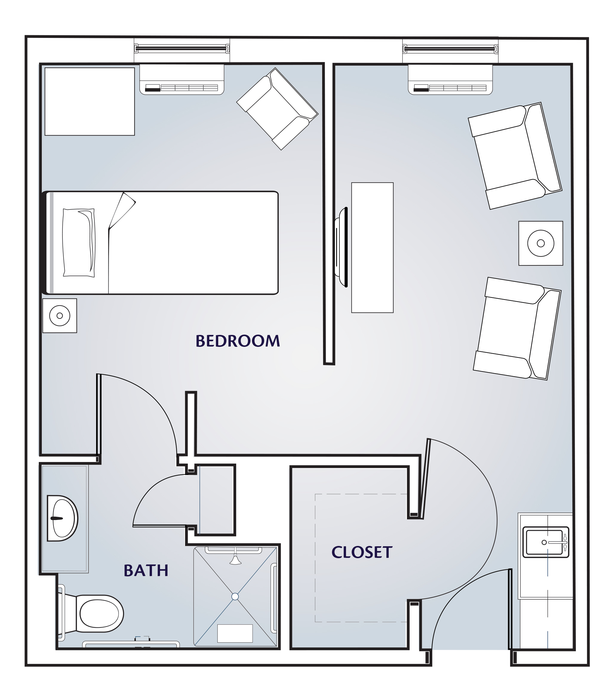 Hickory floor plan