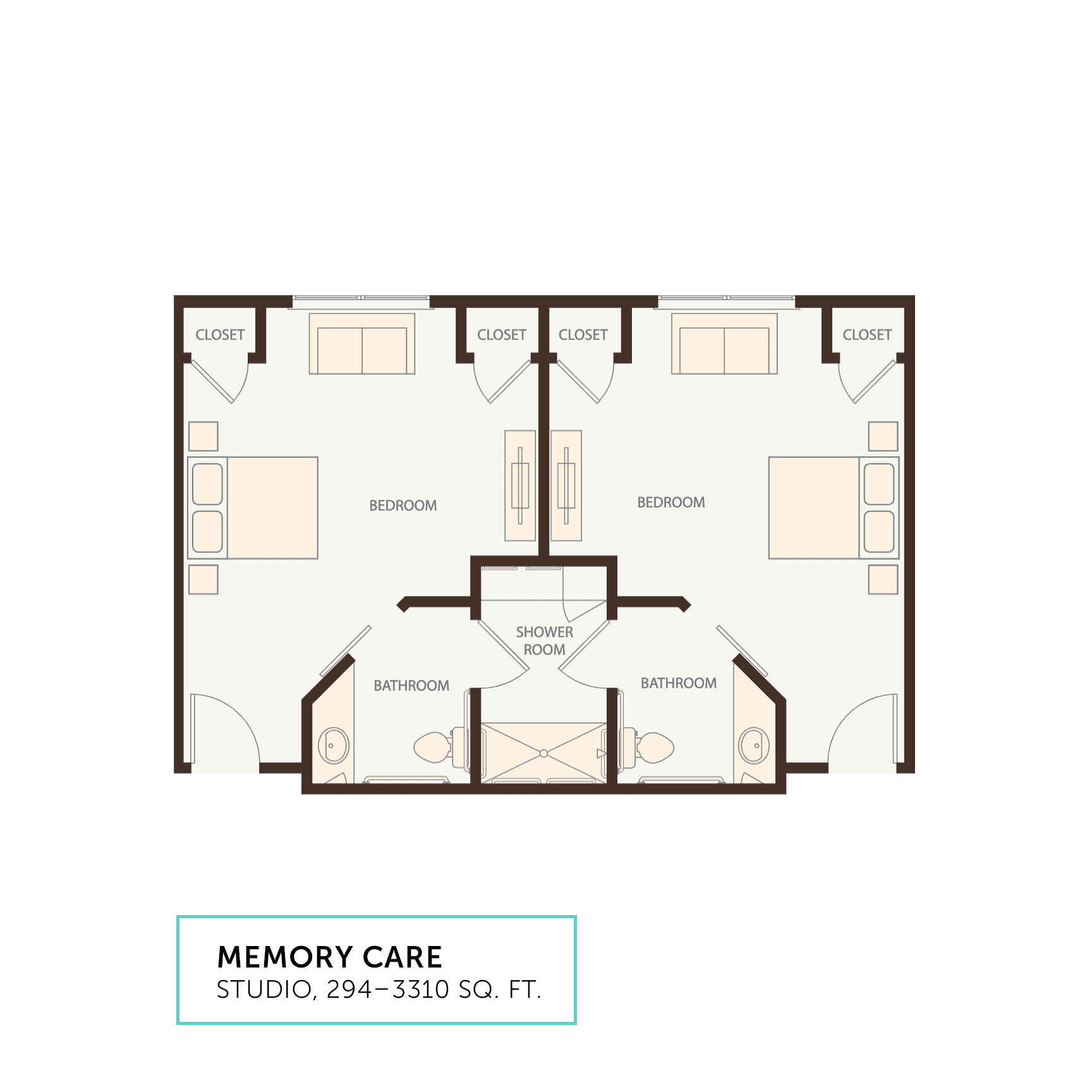 Studio floor plan