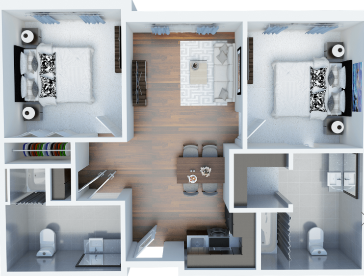 Sunset floor plan