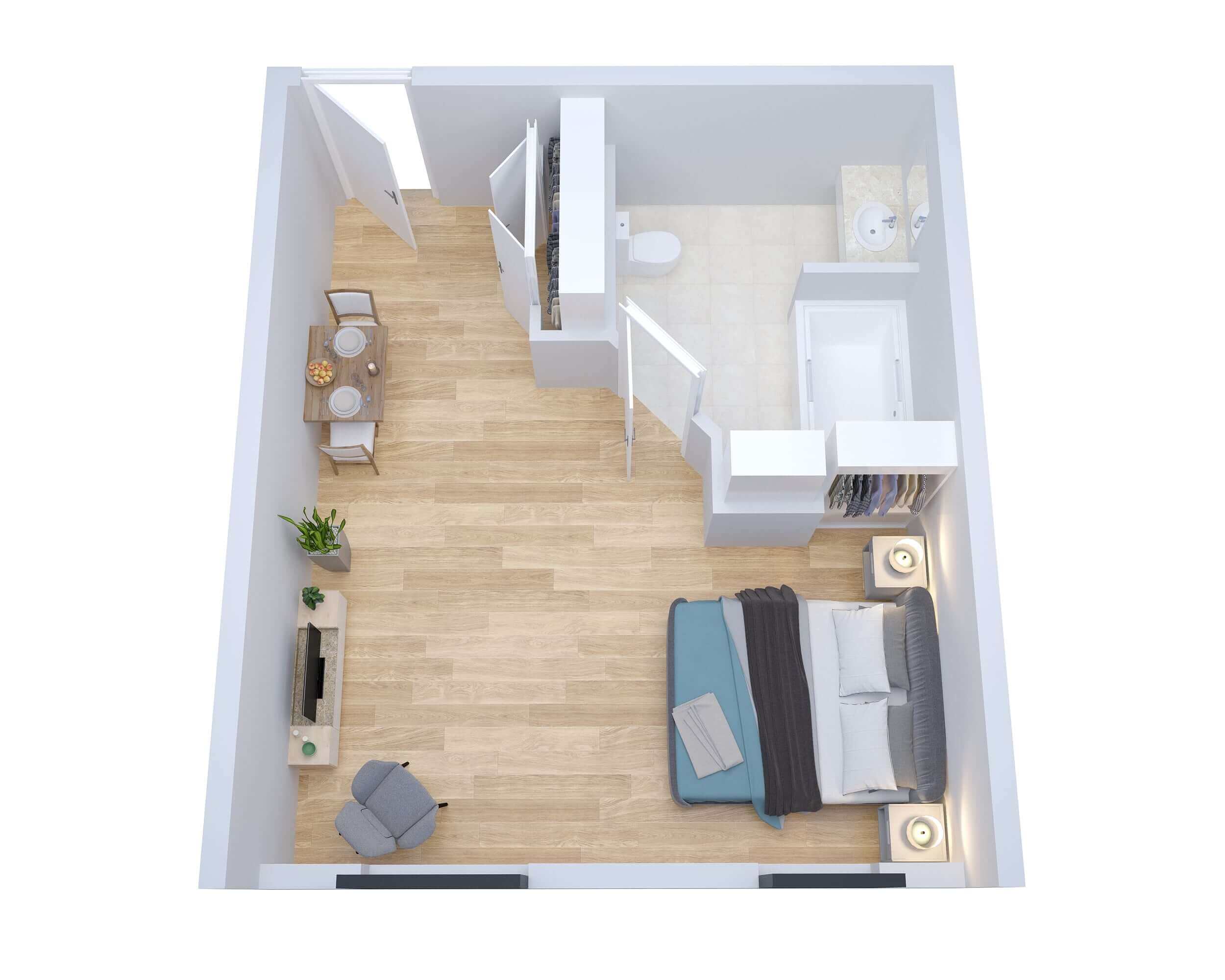 Riverside floor plan