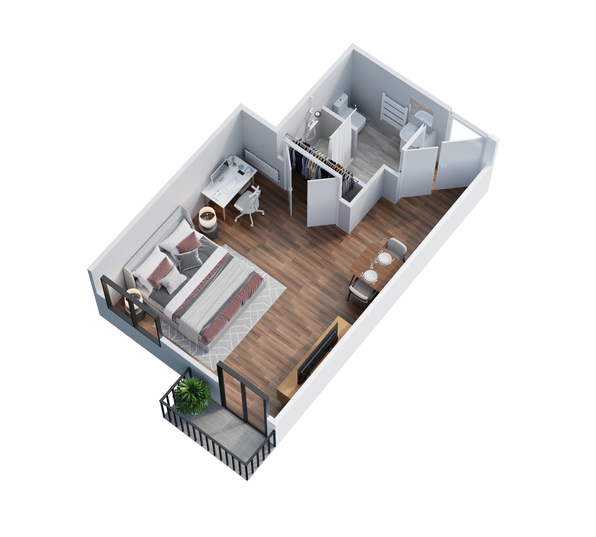 The Heights floor plan